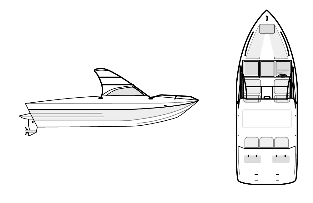 V HULL RUNABOUT - Ski Tower 